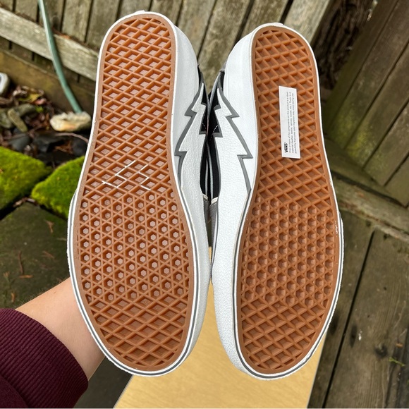 Vans SK8 Hi ‘Bolt Pewter Gray Sneakers 721454 NWT Men’s Sz 10.5 Wm’s Sz 12 - Picture 13 of 14